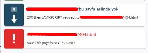 SSR yöntemi ile 404 kodu