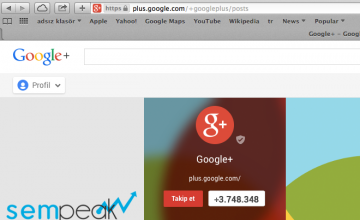 Google Plus Özel URL’ye Geçti